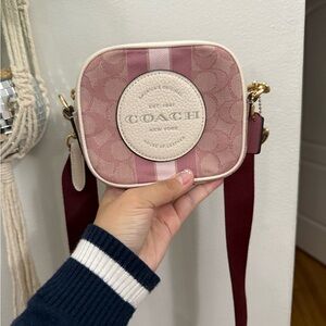Coach Pink and Cream Crossbody Bag
